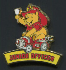 Disney Pins Winnie The Pooh Junior Officer Fireman Disney Store Japan Pin picture