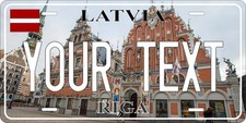 Riga Latvia City Novelty License Plate Personalized Custom Auto Bike Motorcycle picture