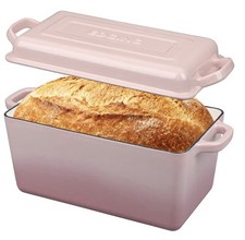 EDGING CASTING Enameled Cast Iron Dutch Oven, Oblong Bread Oven for Sourdough... picture