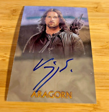 2004 Topps Chrome Lord of the Rings Viggo Mortensen as Aragorn On-Card Autograph picture