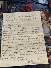 1885 Mississippi 2 Letters And 1 Application Regarding A Cotton Gin Ephemera picture