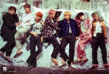 BTS A2 Poster 'CD WINGS' First Edition Japan Used Japan picture