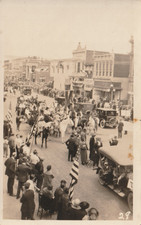 Vintage Postcard Photo Kirksville, Missouri Street parade early 20th century picture