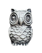 .999 Fine Silver Owl Figurine 5.11 Troy Oz picture