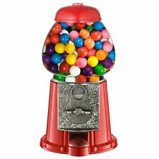 11 Inch Vintage Gumball Machine Bank Metal Base Glass Globe Toy Bank Table Top picture