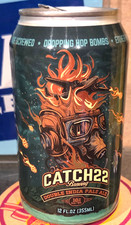 2018 CATCH 22 IPA CRAFT BEER CAN CATCH 22 BRWG DENVER COLORADO OPEN & EMPTY picture