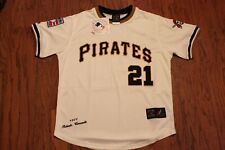 Pittsburgh Pirates #21 Roberto Clemente White Jersey w/Tag Size M (Adult) picture