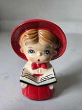 Rare Vintage 1950s Blume Co. Ceramic Angel Choir Girl Japan Christmas MINT picture