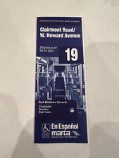 MARTA Bus Route 19 Map - Clairmont Road / W. Howard Avenue Schedule picture