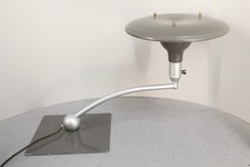 VINTAGE MG Wheeler Sight Light Saucer Atomic Age Articulating Table Lamp picture