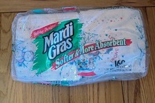 NOS Vintage Christmas Mardi Gras Snowman