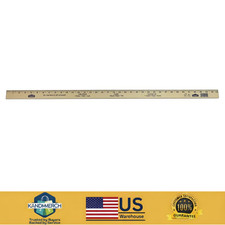 3 Ft Wood Yardstick Measuring Stick Ruler 36 Inch Hardwood School Office Craft picture