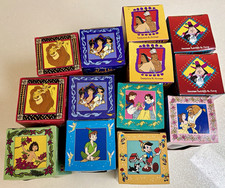 Vintage Disney Classic Collector Series Glasses Lot 13 Boxed Lion King Aladdin picture