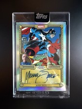 2026 Topps Marvel Mint Captain America Mike Zeck Chrome Autograph Encased picture