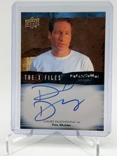 Upper Deck David Duchovny Auto The X-Files Autograph Fox Mulder SSP X Files A-DU picture