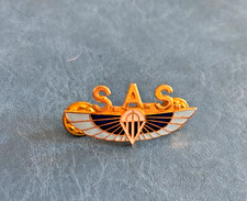 British Special Air Service (SAS) Wing Pin- Post WW11 Gold Enamel picture