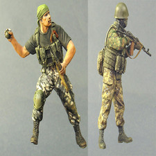 Unpainted 1/35 Resin Model Russian Volunteer Division Soldiers 832Y+833Y picture