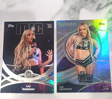 Topps 2024 Topps WWE Liv Morgan Universe #70 & Peak Performance #290 2 Card picture