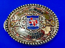 TJHRA Texas Jr. Rodeo 2021 Bareback Steer Riding Champion Trophy Belt Buckle picture
