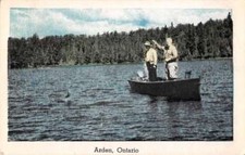 Arden Ontario Canada Lake View Fishing Antique Postcard J79965 picture