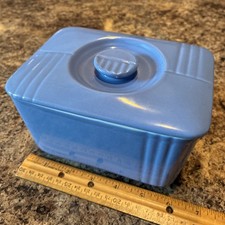 Made Exclusively For Westinghouse By The Hall China Co. Blue Left Over Dish picture