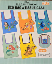 Disney Flagship Tokyo Exclusive Eco Mystery Eco Bags & Tissue Case Unopened picture