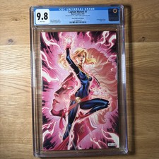 2019 Captain Marvel 7 Glow in the Dark CAMPBELL Virgin Variant 1668/3000 CGC 9.8 picture
