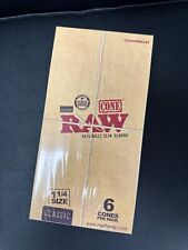 RAW Classic Natural Slow Burn Pre Rolled Cones (32 Packs, 6 Cones Per Pack) picture