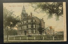 1907 Webster City Iowa High School Postcard Buster Brown Drugs picture