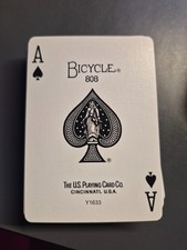 Vintage 1996 Bicycle 808 Rider Back Playing Cards Deck Complete Near Mint Cin OH picture