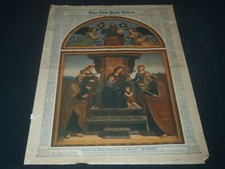 1913 MARCH 23 NEW YORK TIMES EASTER NUMBER - J. PIERPONT MORGAN ART - NP 3977 picture