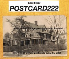 MA Milton area 1908-29 RPPC real photo postcard LARGE HOUSE Mass  picture