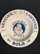 Bols Lucas Bols Genever Liqueurs Ceramic Ashtray Maastricht Holland Blue White picture
