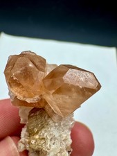 Beautiful Transparent Topaz Golden Crystal on Albite Combine Specimen 105 CTS picture