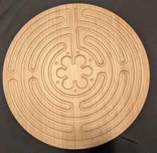 Lot of 10 Double-Sided Bamboo Finger Labyrinths 12.5