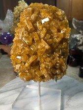 Barite Freeform mineral specimen on acrylic stand picture