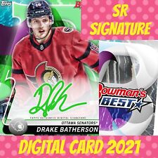 2021 Topps NHL Skate Drake Batherson Bowman's Best Signature Green Digital picture