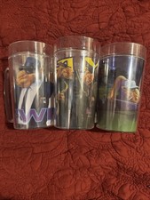 Lot of 3 1990’s Vintage Joe Camel Plastic Drink Tumbler/Mugs Thermoserve picture
