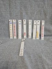 Lot 9 Buttons On Cards Vtge Colorifics Streamline Trimline Basic Pink White Tan picture