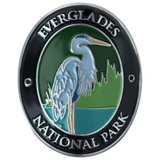 Everglades National Park Walking Stick Medallion Florida Hiking Collectors Badge picture