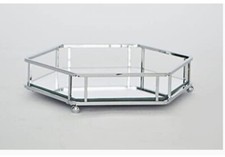 AQ Organizational Mirrored Home Storage Tray picture