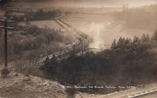 RPPC Ashland Oregon Jackson Hot Mineral Springs Railroad Route Vtg Postcard 31A picture