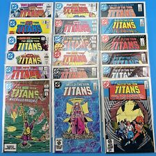 THE NEW TEEN TITANS (1980) - LOT of 18 DC Bronze Age Comics - VF-NM picture