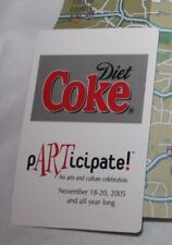 Diet Coke Sponsored Metro & Downtown / Midtown ATLANTA Pocket Maps 2005 Art Fest picture