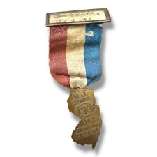 1916 New Jersey CIO State 14th Constitutional Convention Delegate Badge picture
