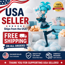 Hot 21CM Anime Hatsune Miku X Cinnamoroll Figure Anime Peripheral Collectible picture