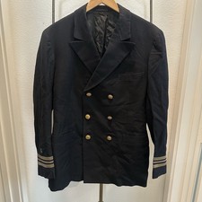 Vtg WW2 Abercrombie And Fitch Navy Commanders Dress Jacket Sz 40 Long picture