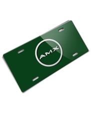 1968 - 1969 AMC AMX Quarter Panel Circle Emblem Novelty License Plate 16 colors picture