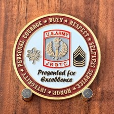 Benton High School Panther Battalion Army JROTC Challenge Coin W#27 picture