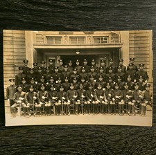 Antique Japanese Military Officers Group Photo Uniforms Swords Japan 6x4 picture
